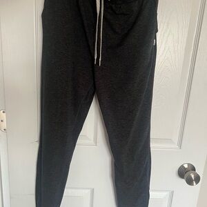 Vuori Charcoal Black Jogger Track Pants